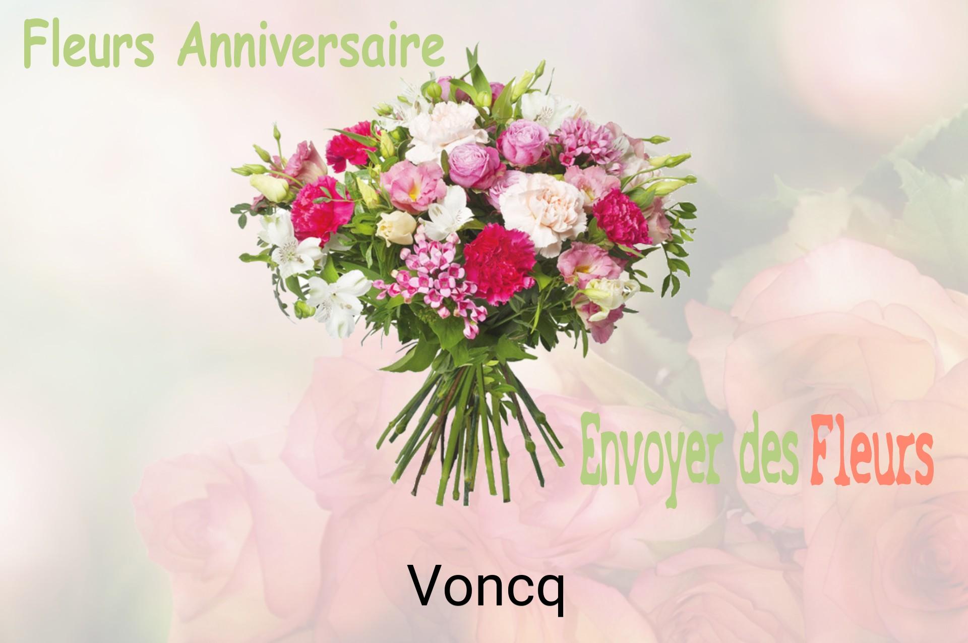 Bouquet de fleurs d’anniversaire livré à Voncq